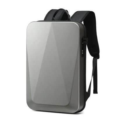 TECHGUARD - Expandable laptop backpack with anti-theft protection & USB port