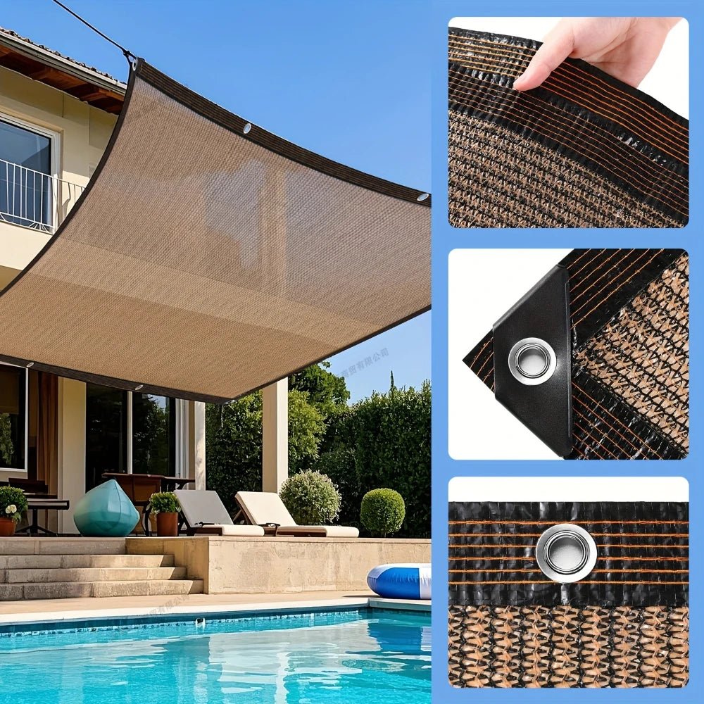 Hochwertiger Sonnenschutzstoff – Atmungsaktive Schattierlösung für Garten und Terrasse 1