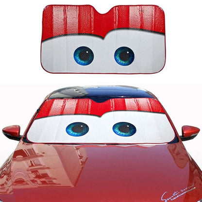 Hochwertiges Autozubehör - Kühler Frontscheibenvisier im Grey Face-Design, 130x70 cm 0