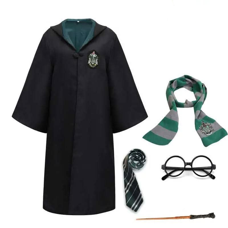 HogwartsMagic Harry Potter Kostüm | Komplettes Zaubererset mit Zauberstab und Schal | Kinder & Erwachsene | Hogwarts-Robe & Zubehör 6