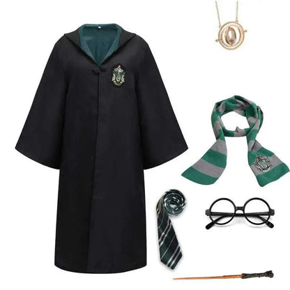 HogwartsMagic Harry Potter Kostüm | Komplettes Zaubererset mit Zauberstab und Schal | Kinder & Erwachsene | Hogwarts-Robe & Zubehör 6