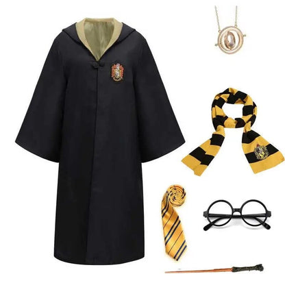 HogwartsMagic Harry Potter Kostüm | Komplettes Zaubererset mit Zauberstab und Schal | Kinder & Erwachsene | Hogwarts-Robe & Zubehör 7