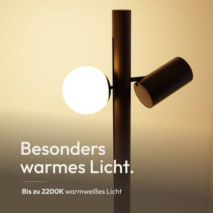 HULORA – Lampadaire modulaire avec globes en verre et spot