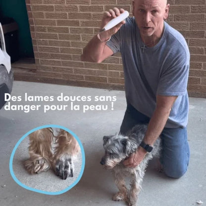 SilentPet Cortapelos – Cortador silencioso para perros para patas limpias y zonas sensibles