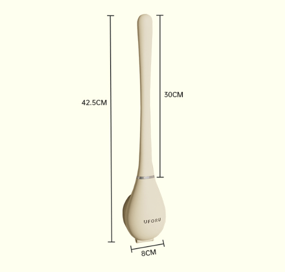 SilicoClean – Hygienic Silicone Toilet Brush with Holder
