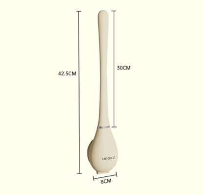 SilicoClean – Hygienic Silicone Toilet Brush with Holder