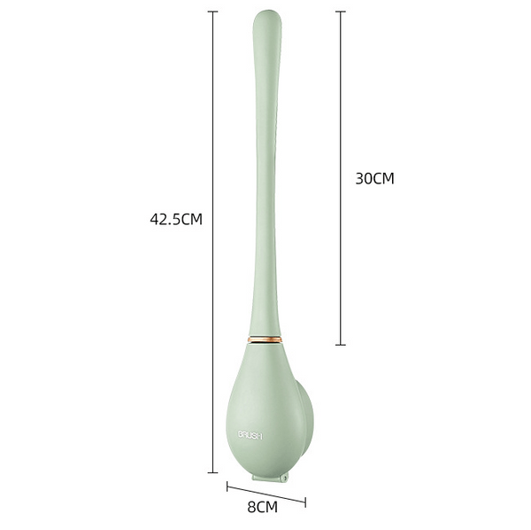SilicoClean – Hygienic Silicone Toilet Brush with Holder