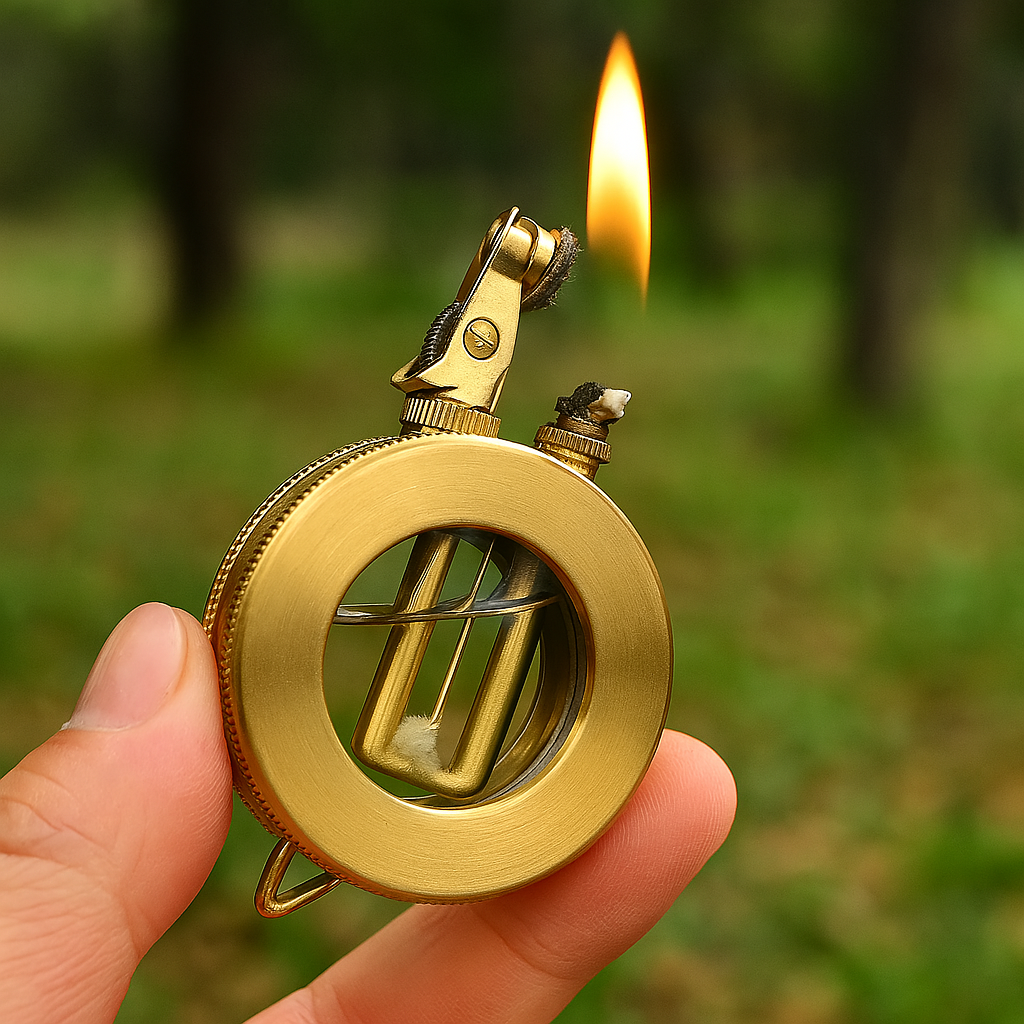 IGNIVON – Retro-Petroleumfeuerzeug mit robustem Metalldesign 1