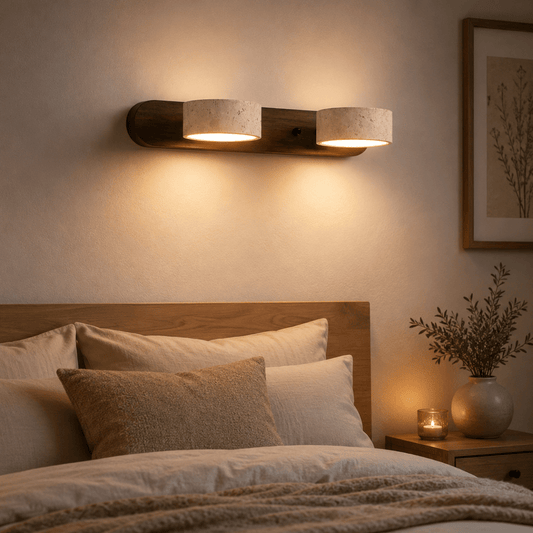 ILLUMISTONE – architectonische LED-wandlamp van travertijn voor stijlvolle accenten