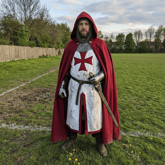 IRONCROSS – Mittelalterlicher Templer-Ledergürtel für authentische Ritterkostüme 1