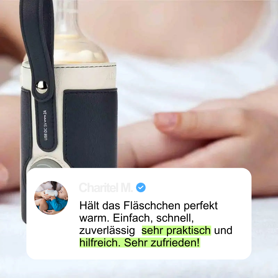 MamaGo Pro – Calentador portátil de biberones para madres en viaje