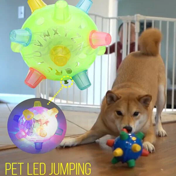 FETCHGLOW – Interactive LED Jumping Ball for Dogs