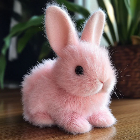 Interaktives Plüschtier BunnyLoom | Realistisches hüpfendes Hasenspielzeug für Kinder 0