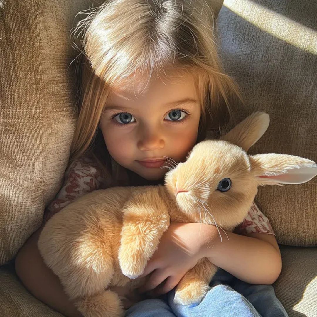 Interaktives Plüschtier BunnyLoom | Realistisches hüpfendes Hasenspielzeug für Kinder 1