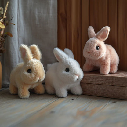 Interaktives Plüschtier BunnyLoom | Realistisches hüpfendes Hasenspielzeug für Kinder 3