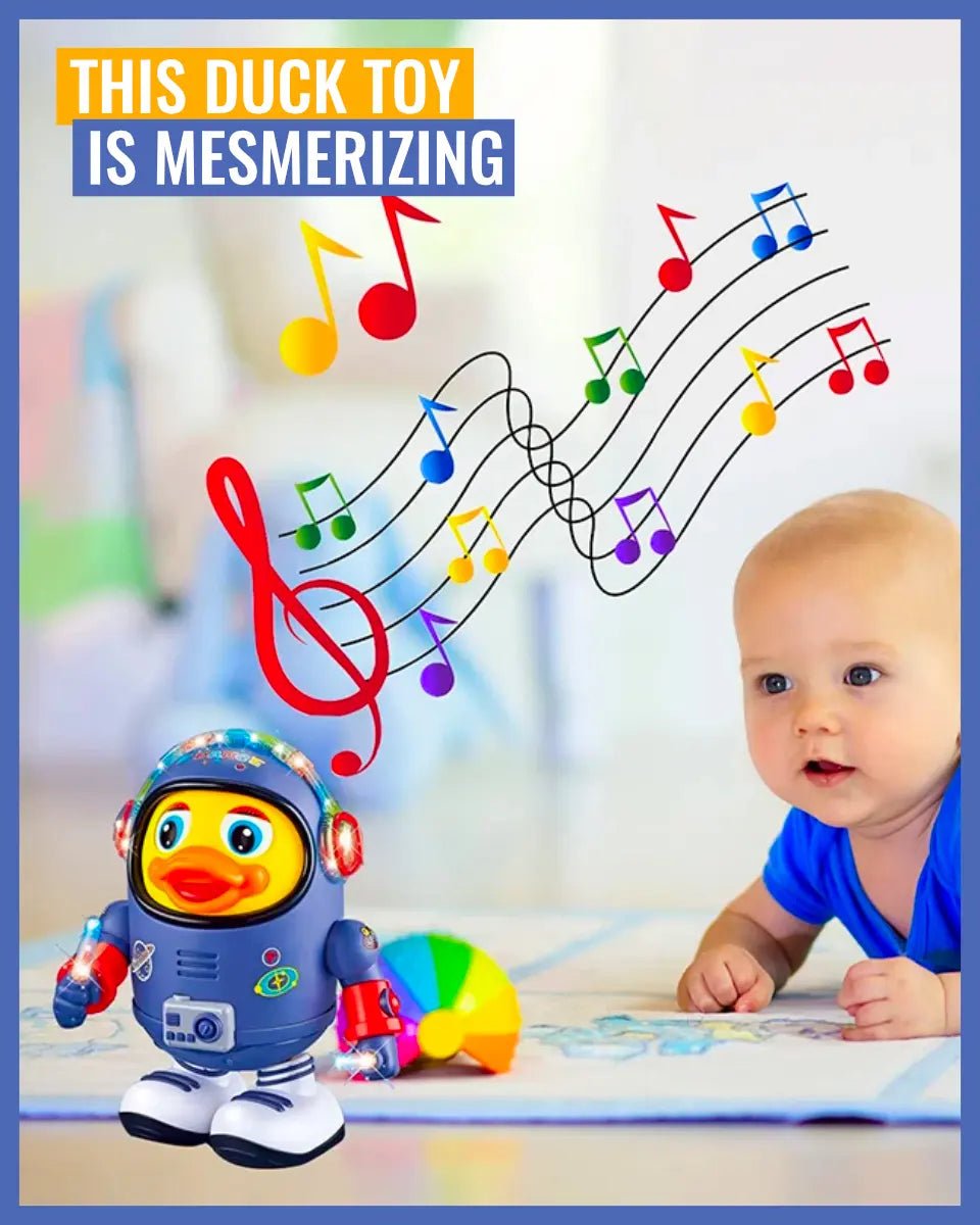 QUACKJOY – Interactive Dancing Duck Toy with Light & Music