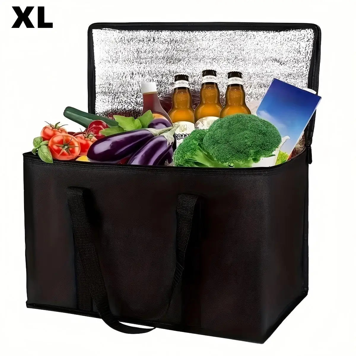 Isoliertasche XL - Robuste Kühltasche für Heiße und Kalte Lebensmittel 6
