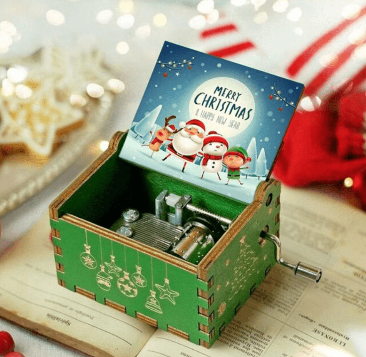 JOLLYBOX – Spieluhr mit Weihnachtsmotiv für festliche Heimdekoration 5