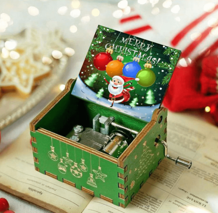 JOLLYBOX – Spieluhr mit Weihnachtsmotiv für festliche Heimdekoration 6