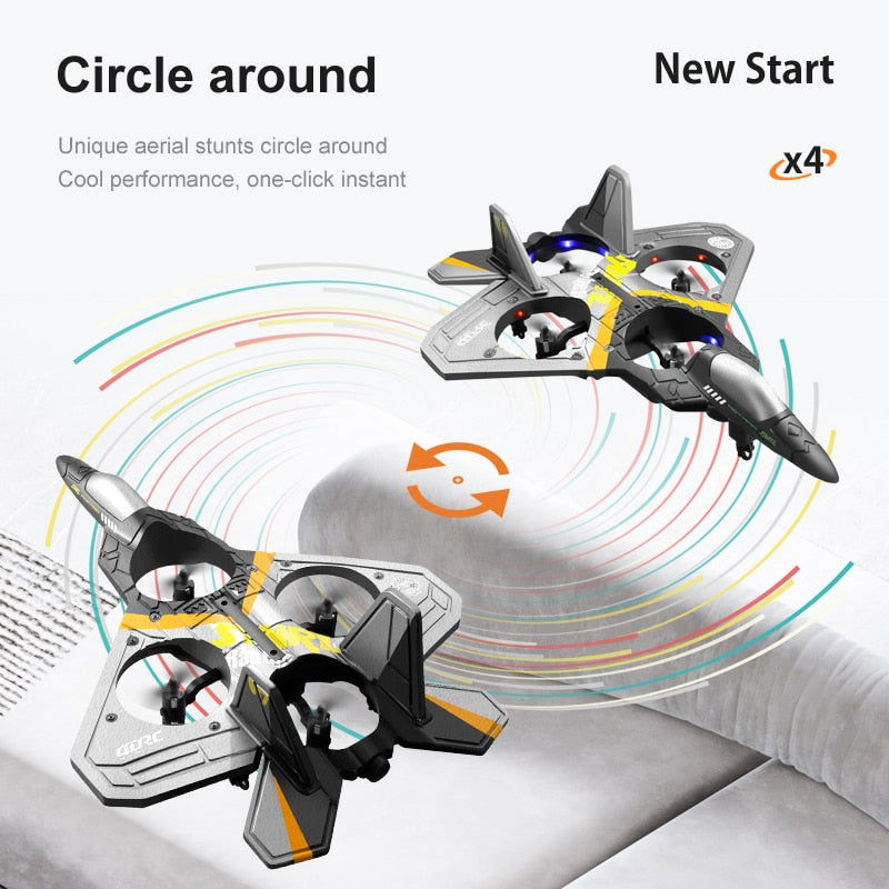 SKYAERO – RC Airplane with 360° Stunt Features for Beginners & Professionals