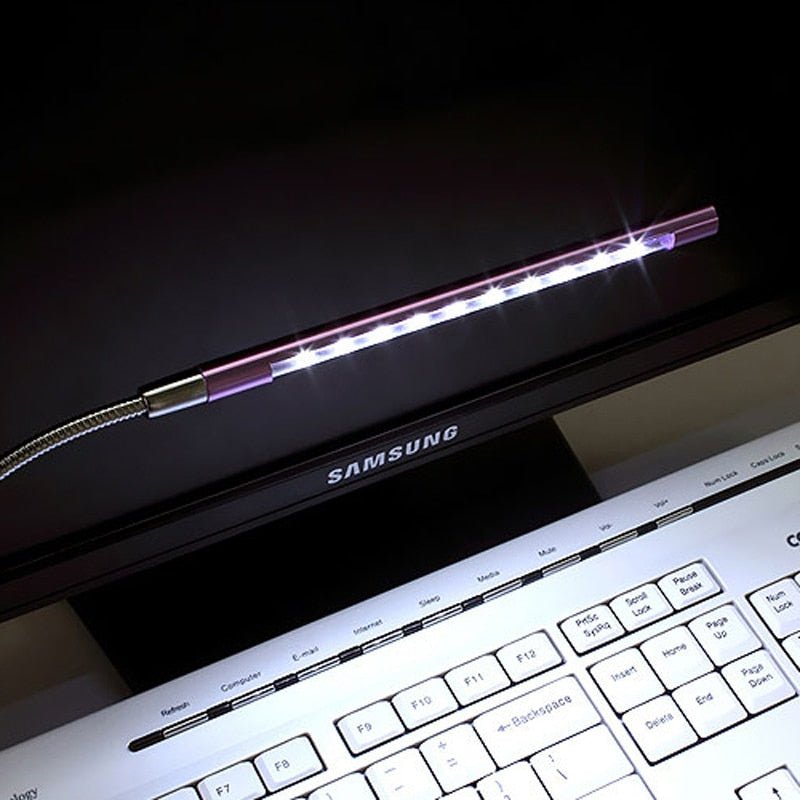 KEYBRITE – Tragbare USB-LED-Tastaturlampe für komfortables Tippen bei Nacht 1
