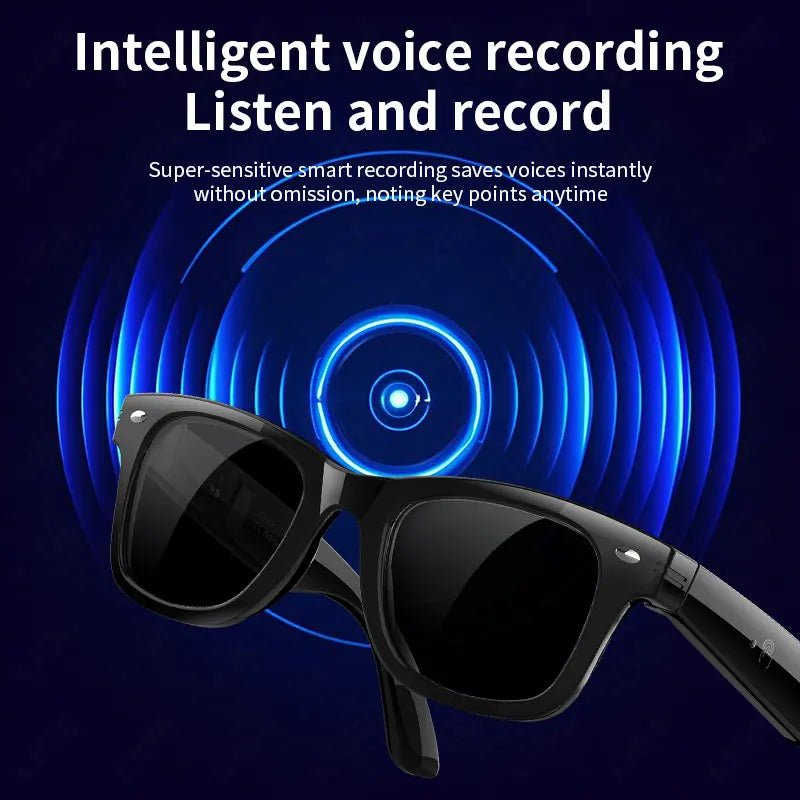KI-Fotografie-Sonnenbrille für Herren & Damen mit Intelligenter Übersetzung und Hochwertiger Kamera, Wasserdicht und Bluetooth-Funktion 5