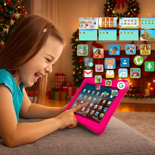 KIDTRIQ – 7-Zoll-Lerntablet für Kinder mit Dual-Kamera und 32 GB Speicher 1