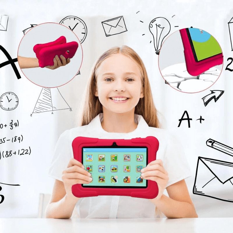 KIDTRIQ – 7-Zoll-Lerntablet für Kinder mit Dual-Kamera und 32 GB Speicher 5