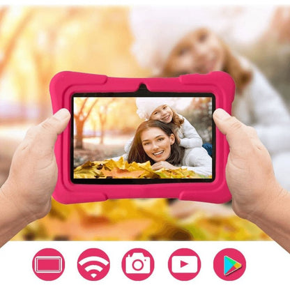 KIDTRIQ – 7-Zoll-Lerntablet für Kinder mit Dual-Kamera und 32 GB Speicher 7