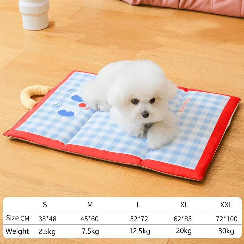 Katzen Kühlmatte - Erfrischendes Kältebett für Hunde und Katzen, Langlebig, Pflegeleicht, Ideal für Drinnen und Draußen 5
