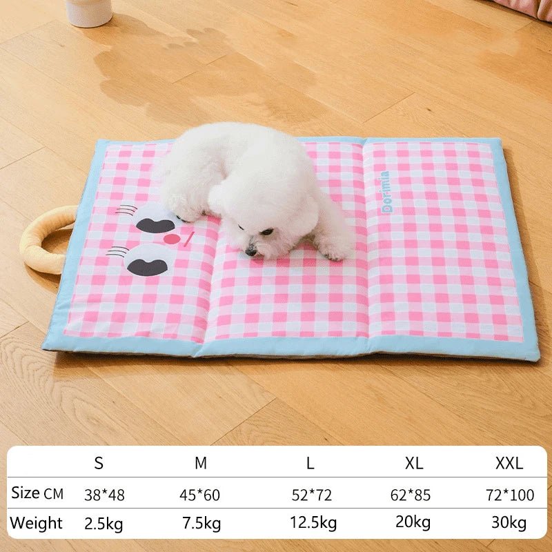 Katzen Kühlmatte - Erfrischendes Kältebett für Hunde und Katzen, Langlebig, Pflegeleicht, Ideal für Drinnen und Draußen 6