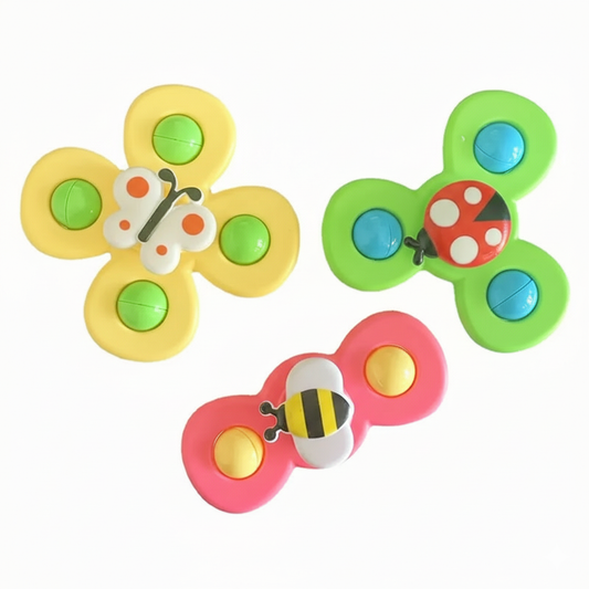 Kiddova – Bunter Bade-Fidget-Spinner mit süßem Insekten-Design 0