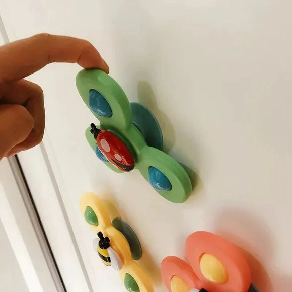 Kiddova – Bunter Bade-Fidget-Spinner mit süßem Insekten-Design 3