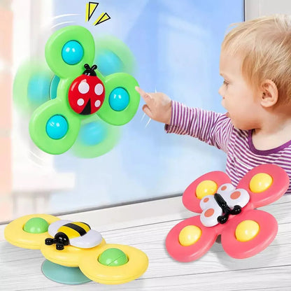 Kiddova – Bunter Bade-Fidget-Spinner mit süßem Insekten-Design 4