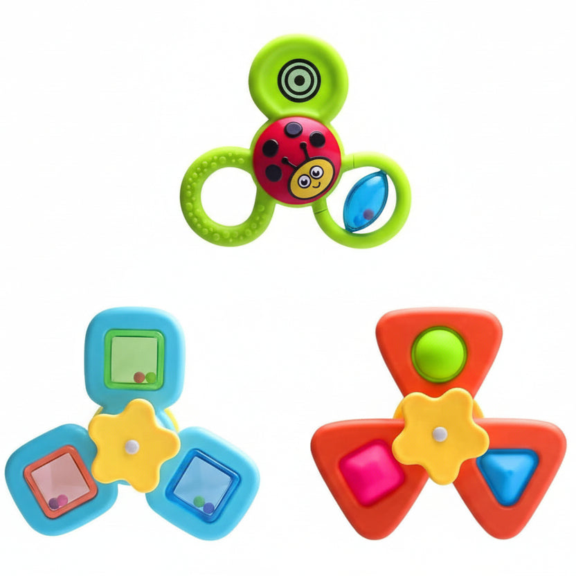 Kiddova – Bunter Bade-Fidget-Spinner mit süßem Insekten-Design 8