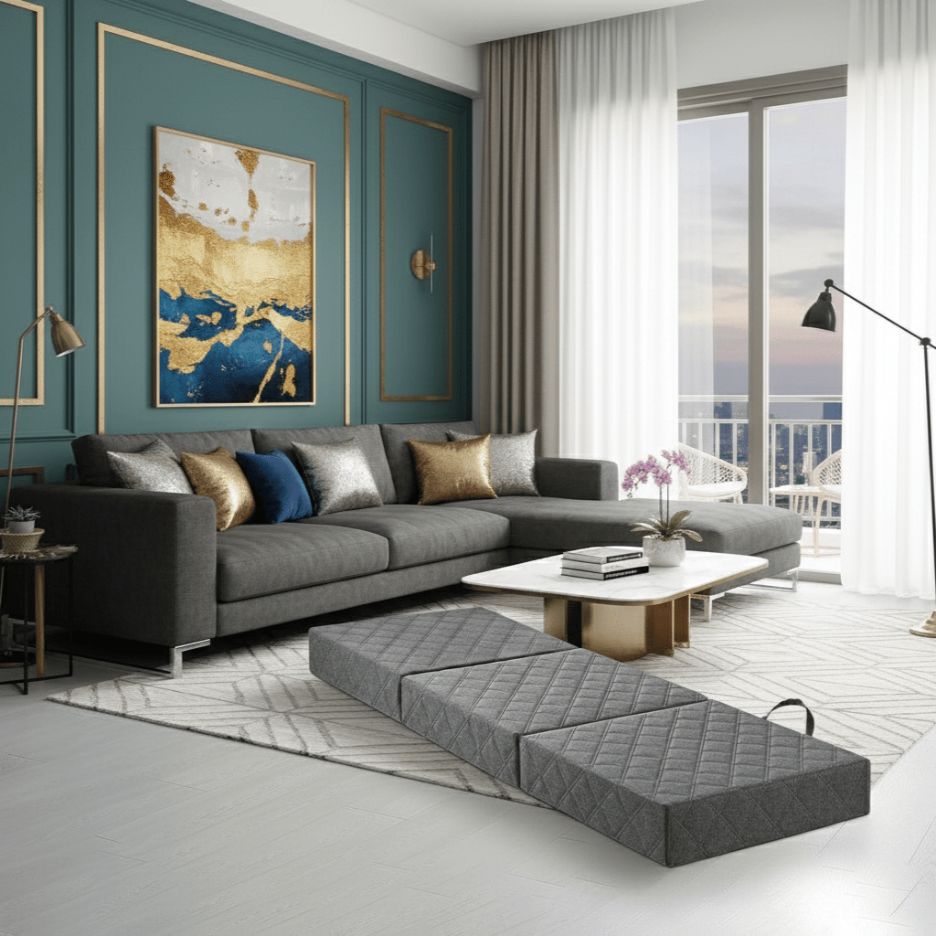 Klappbare Liege – Multifunktionales, platzsparendes Design 1