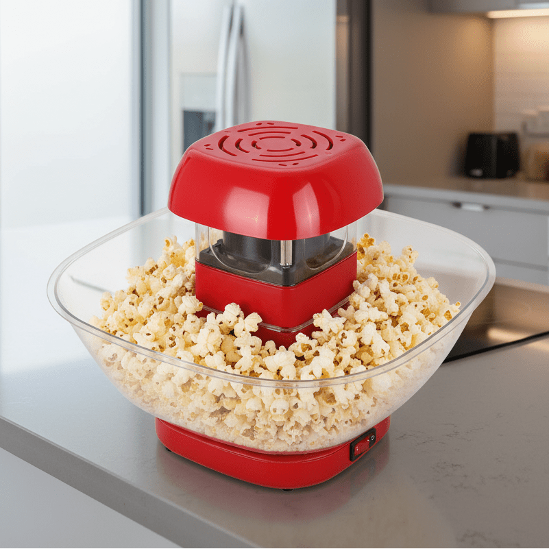 Kleine Popcornmaschine PM-2801 - Tragbare 1200 W Pop Corn Maschine für Zuhause 2
