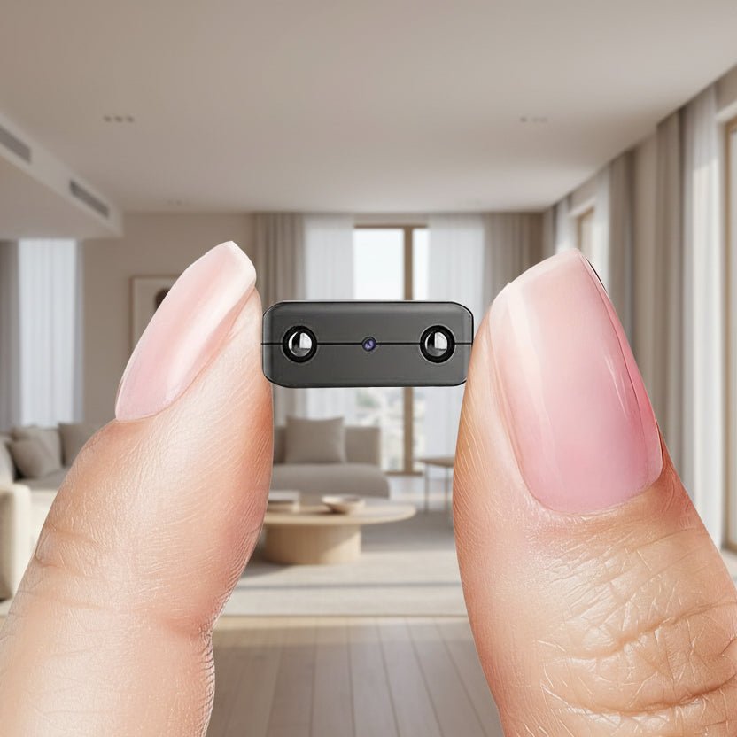 Kompakte Full HD Minikamera Mit Nachtsicht & Bewegungserkennung - Mini Kamera Mit Live Übertragung Auf Handy 0