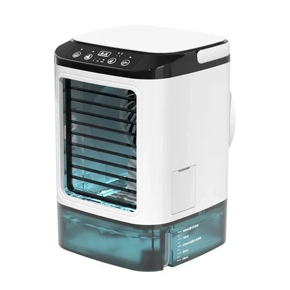 Kompakte Klimaanlage - Tragbarer Mini-Luftkühler mit 3 Geschwindigkeiten und 900 ml Wassertank 6