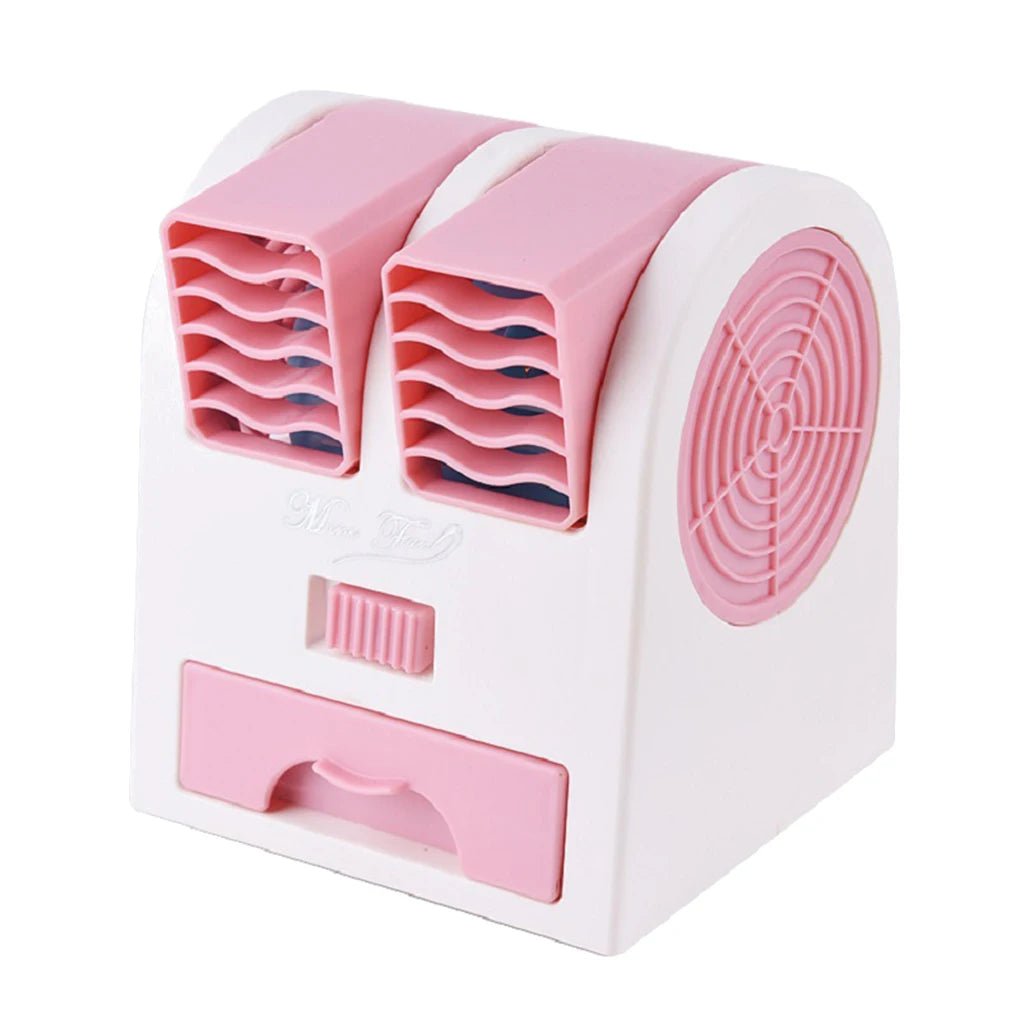 Kompakte Mini Klimaanlage USB mit Doppeltem Luftauslass und Geräuscharmem Betrieb 7