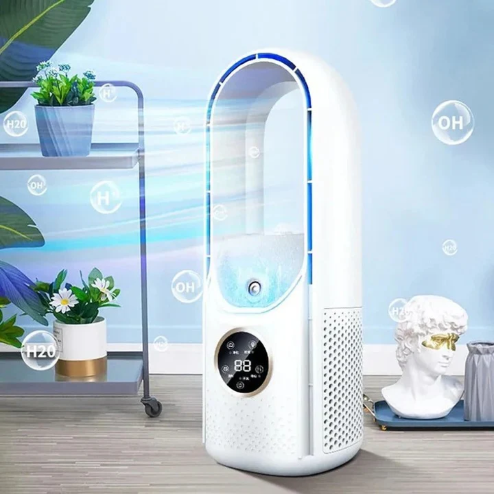 Kompakte Mobile Klimaanlage - Leise Flügellose Kühlung für Schlafzimmer und Büros 1