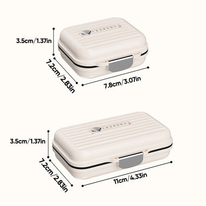 MediSafe Mini – Portable Pillbox with 7 Compartments