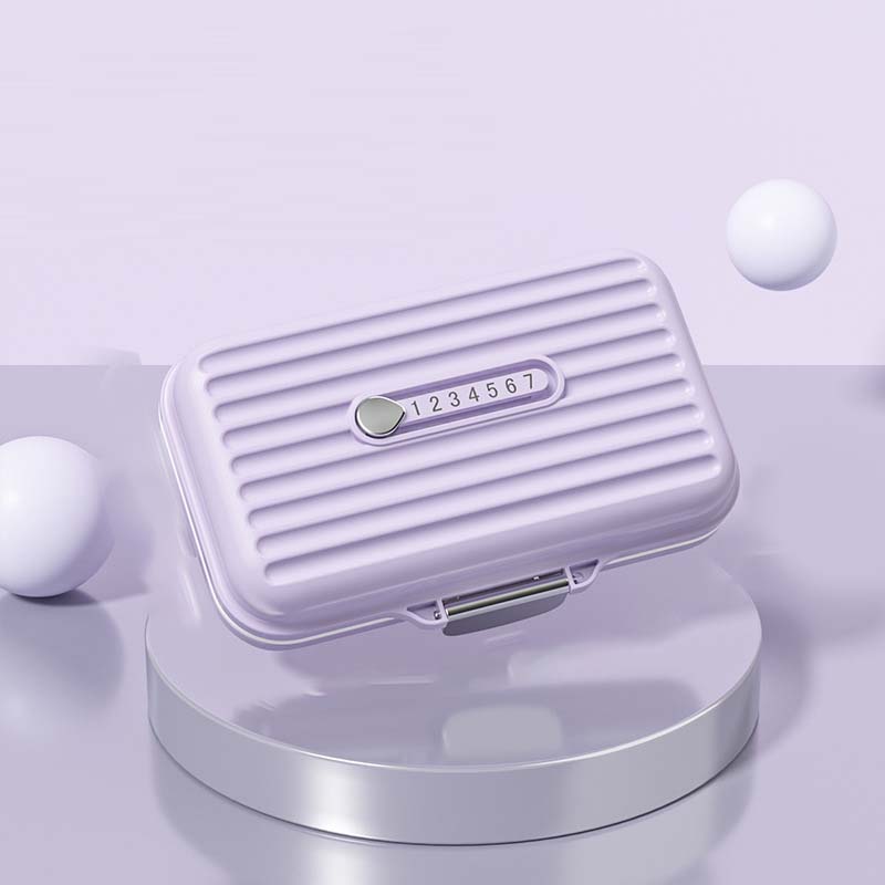 MediSafe Mini – Portable Pillbox with 7 Compartments