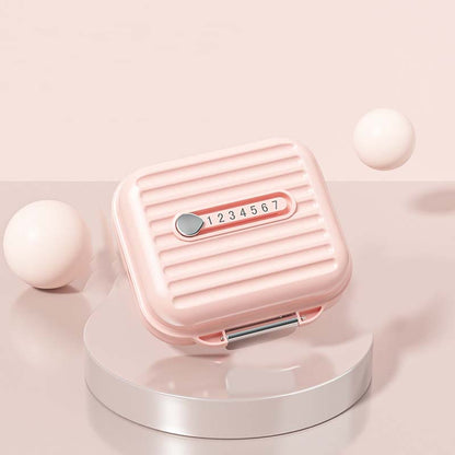 MediSafe Mini – Portable Pillbox with 7 Compartments