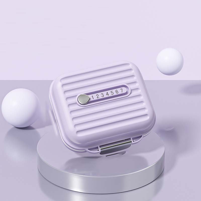 MediSafe Mini – Portable Pillbox with 7 Compartments