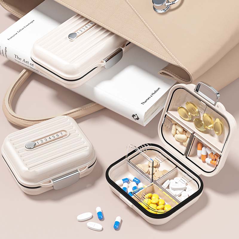 MediSafe Mini – Portable Pillbox with 7 Compartments
