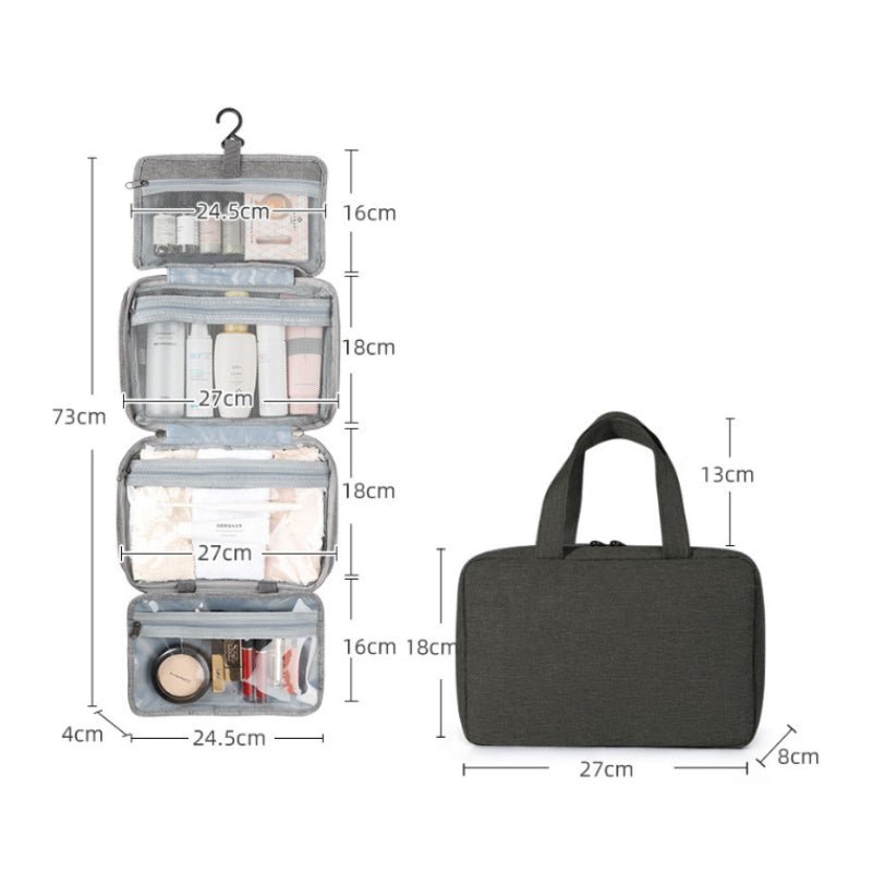 TravelTidy – Kompakter Kosmetik-Organizer mit 4 Fächern