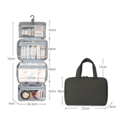 TravelTidy – Kompakter Kosmetik-Organizer mit 4 Fächern