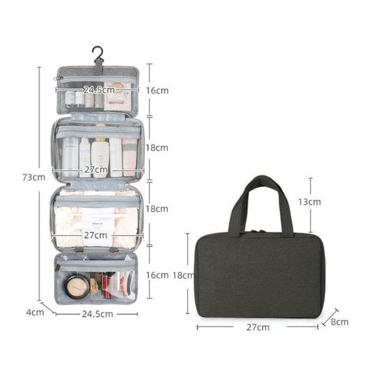TravelTidy – Kompakter Kosmetik-Organizer mit 4 Fächern