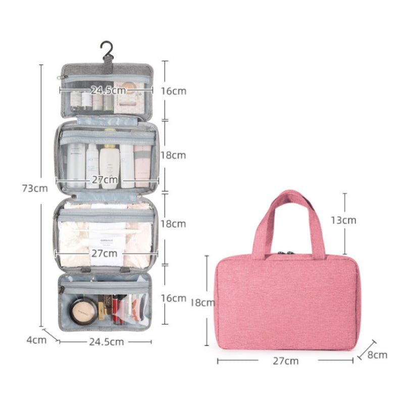 TravelTidy – Kompakter Kosmetik-Organizer mit 4 Fächern